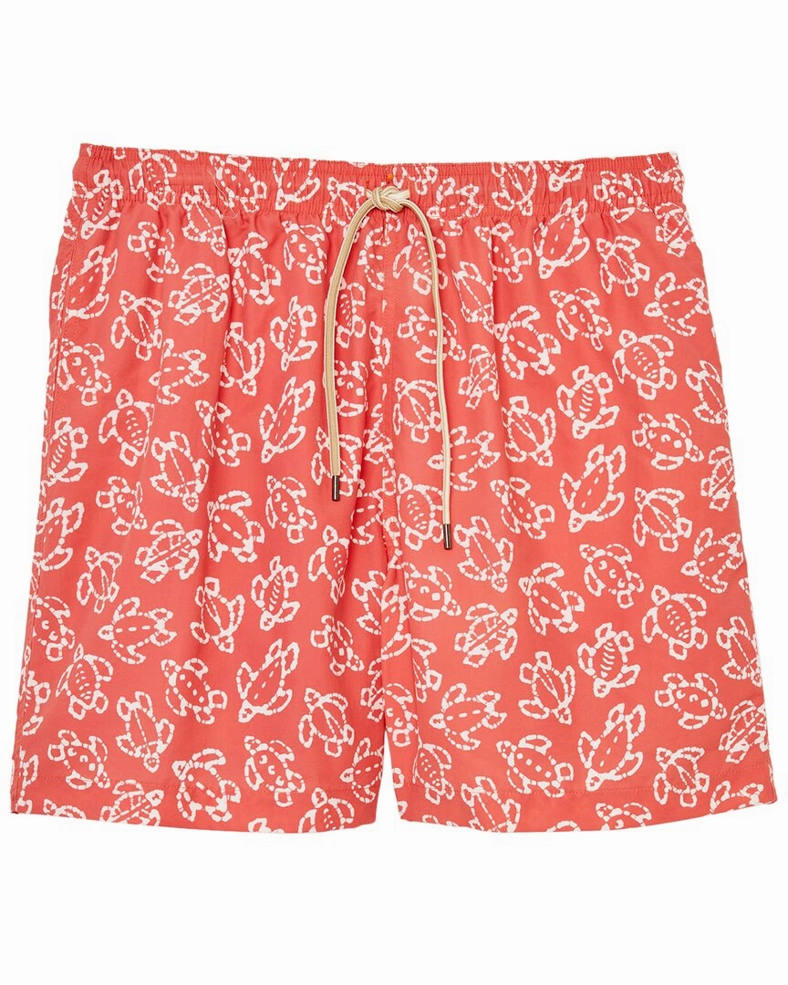 J.McLaughlin Batik Turtle Gibson mens beach swimwear, quick dry mens swimsuits
