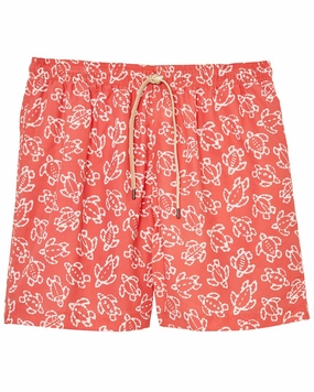 J.McLaughlin Batik Turtle Gibson mens beach swimwear, quick dry mens swimsuits
