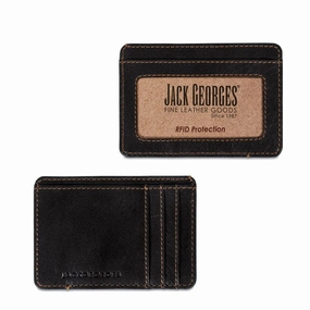 Travel Neck Pouch Jack Georges Slim Wallet "The Mitchell"