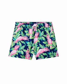 Janie and Jack Bird Print Swim Short boys swimwear sets, boys swim trunks