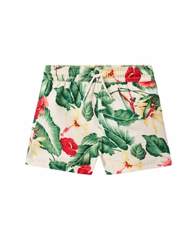 Janie and Jack Floral Palm Swim Short boys swimwear sets, boys swim trunks