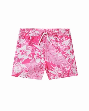 Janie and Jack Palm Print Eco Swim Trunk boys swimwear sets, boys swim trunks