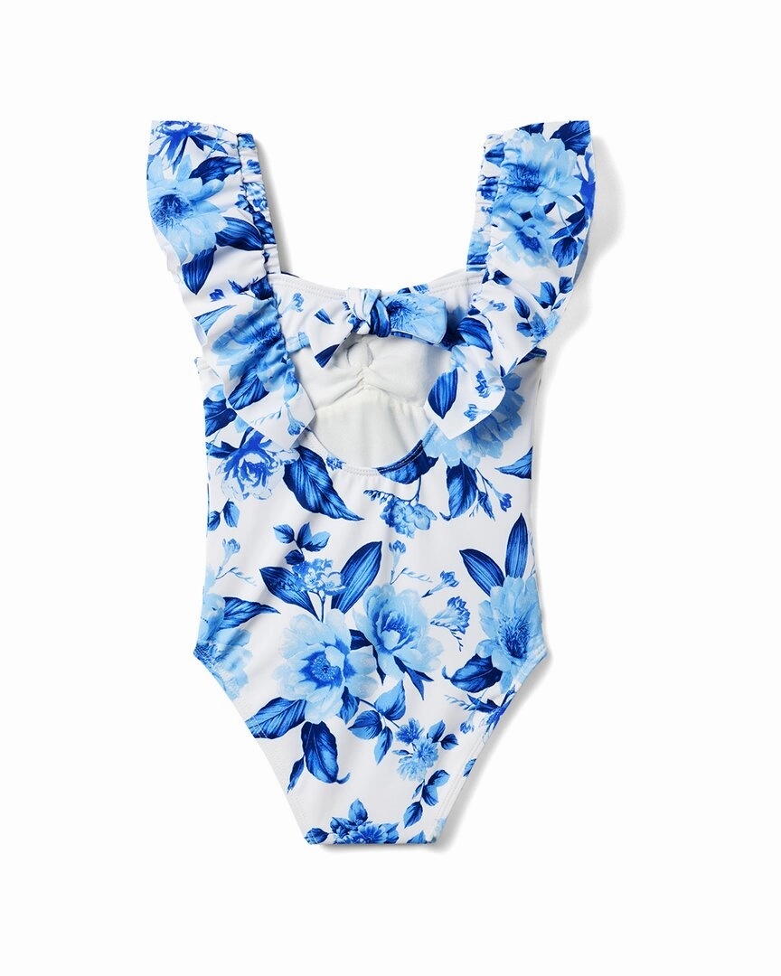 Janie and Jack Recycled Floral Rosette Swimsuit