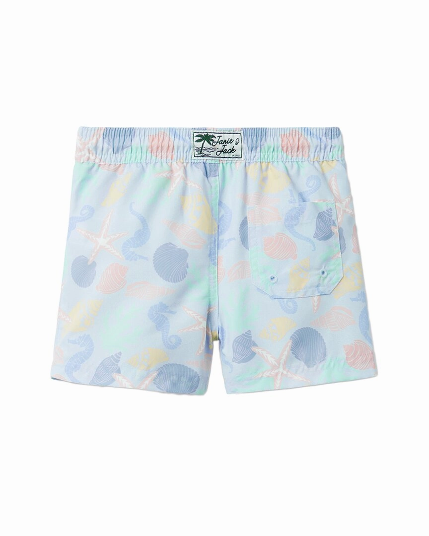 Janie and Jack Sea Life Print Swim Short