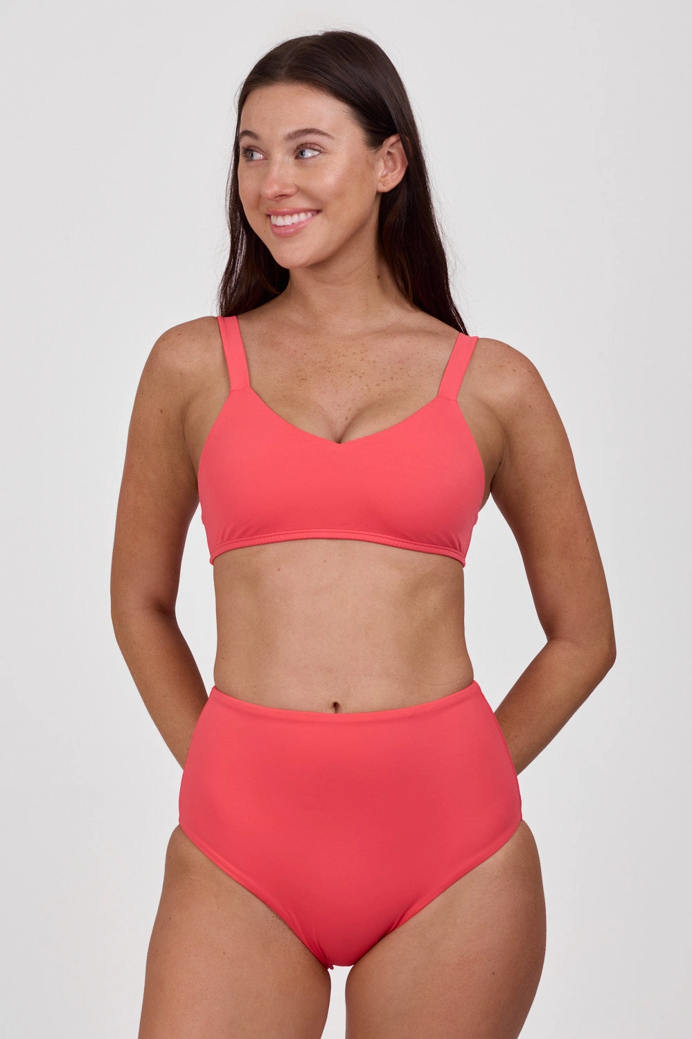 Janna Bikini Bottom - Coral Reef all purpose swimwear, comfortable swimwear for everyone