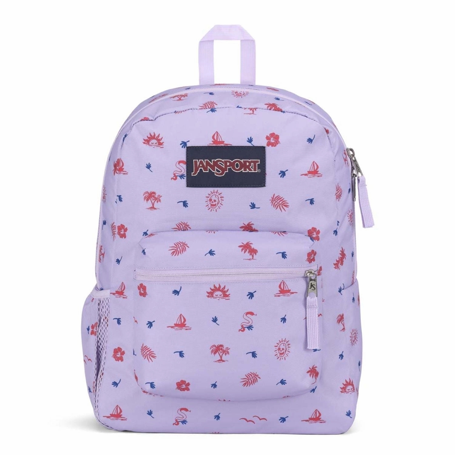 Jansport Cross Town Backpack (Printed) (Sa) Functional Travel Bag Overnight Bag