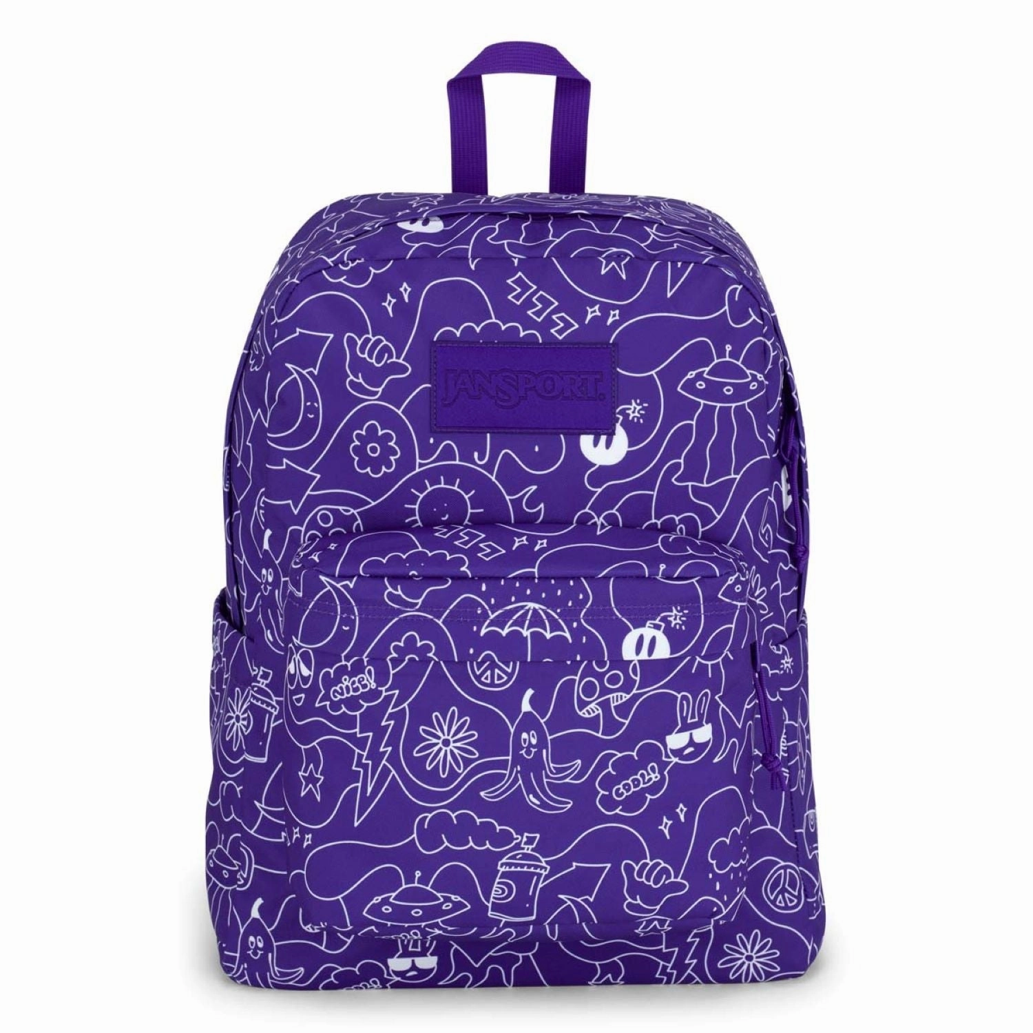 Travel Satchel Bag Travel Organizer Jansport Superbreak Plus Backpack (Printed 1) (Sa)