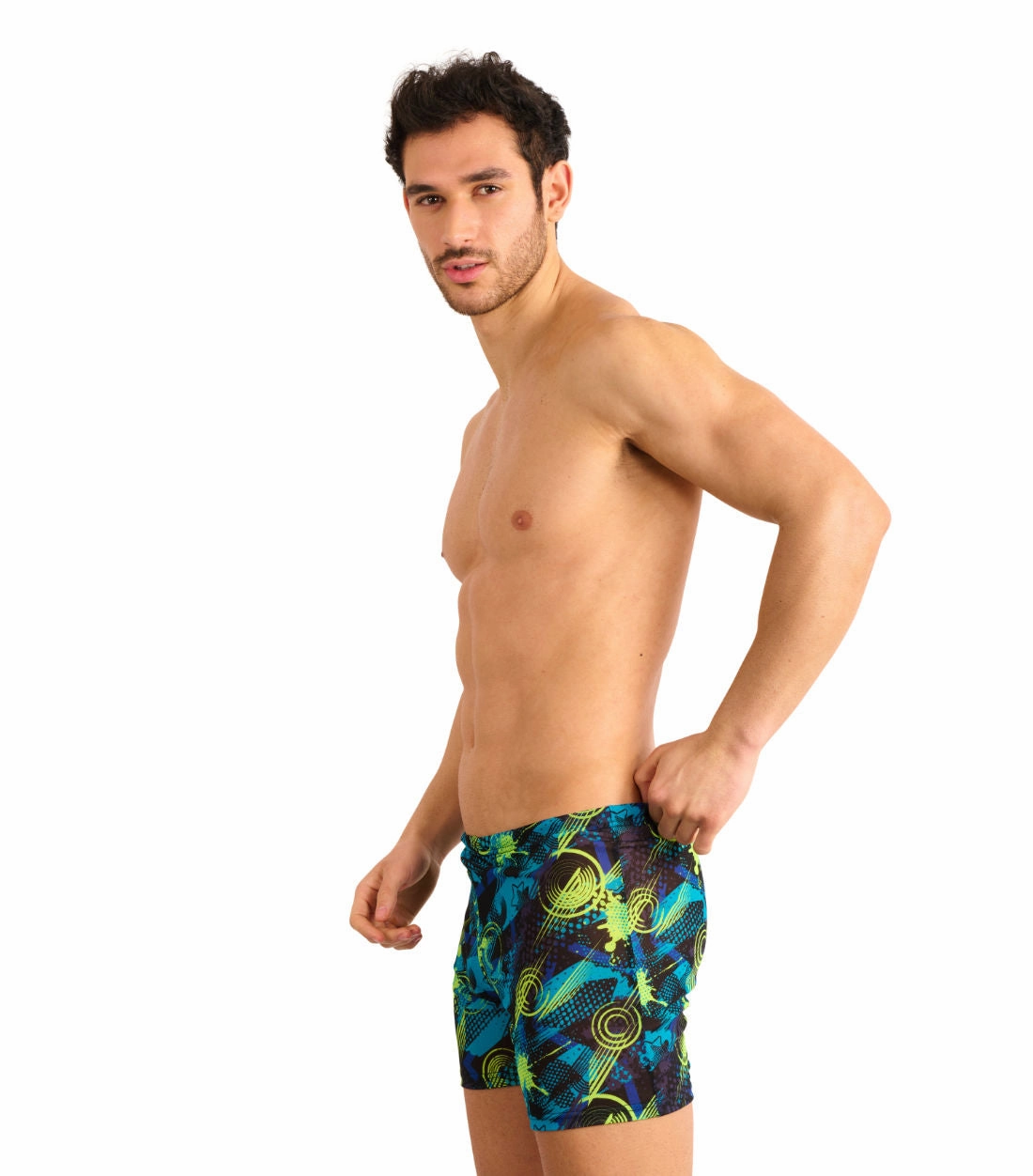 Java Tan Through Swim Shorts