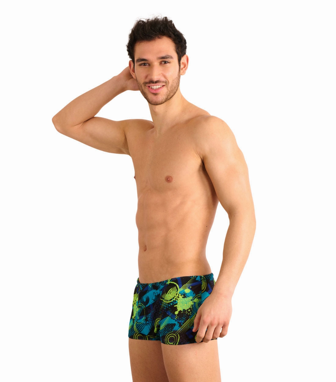 Java Tan Through Swim Trunks