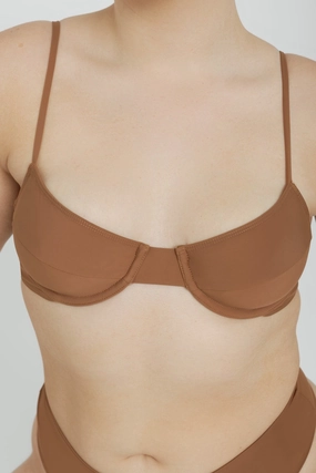 Jax Top - Brown Sugar soft fabric swimwear women, resort swimwear for ladies