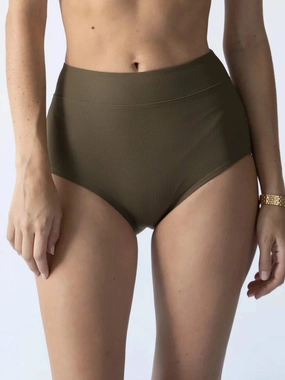 Joana - High Rise Moderate Coverage Swim Bottom | Safari adjustable swimsuits for women, breathable swimwear for ladies