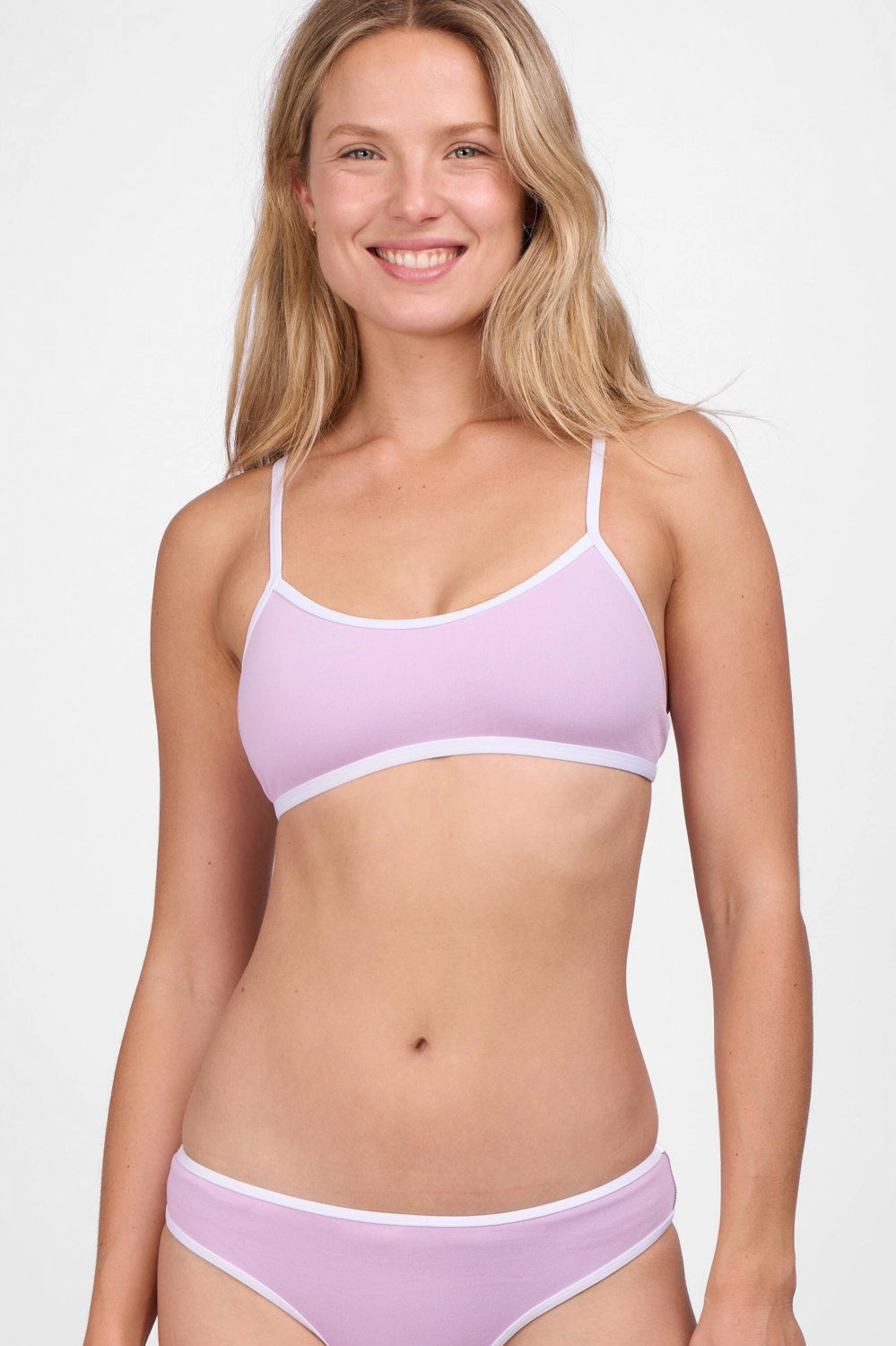 Jocelyn Bikini Top - Sour Grape Contrast affordable swimwear for all, trendy swimwear for summer