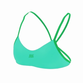 Jowe Women's Bikini Top - Calm / Toy swim training suits women, performance one piece swimsuits