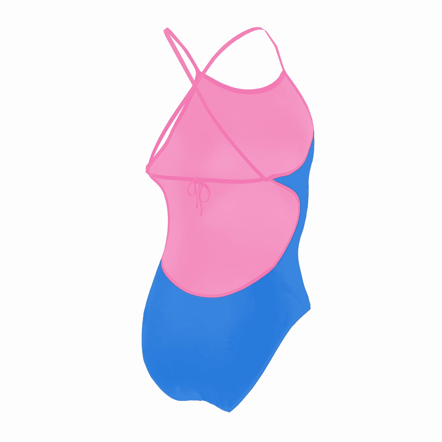 Jowe Women's Tie-Back Swimsuit - Aquarius / Vibration