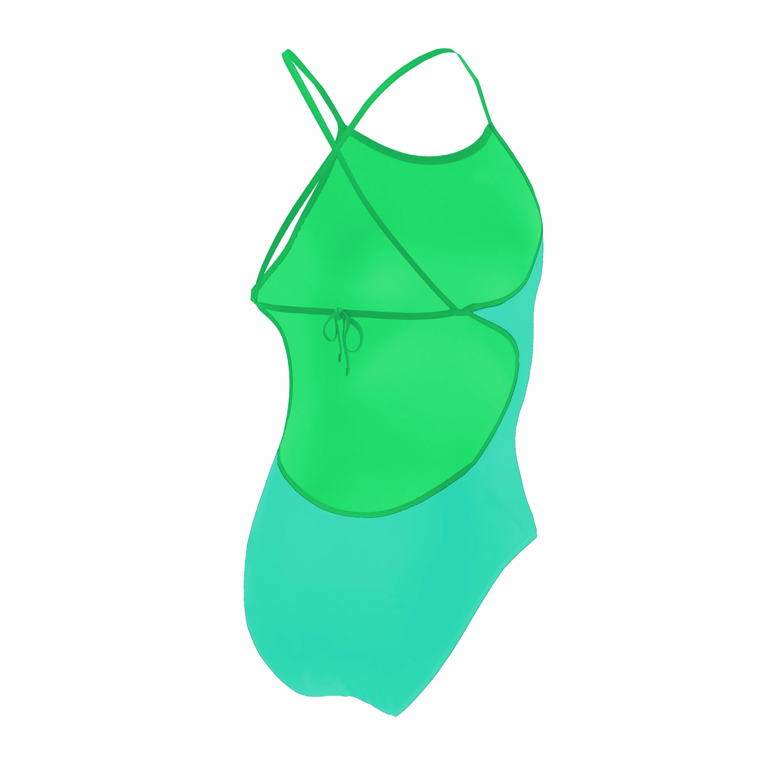 Jowe Women's Tie-Back Swimsuit - Calm / Toy