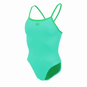 Jowe Women's Tie-Back Swimsuit - Calm / Toy swim training suits women, performance one piece swimsuits