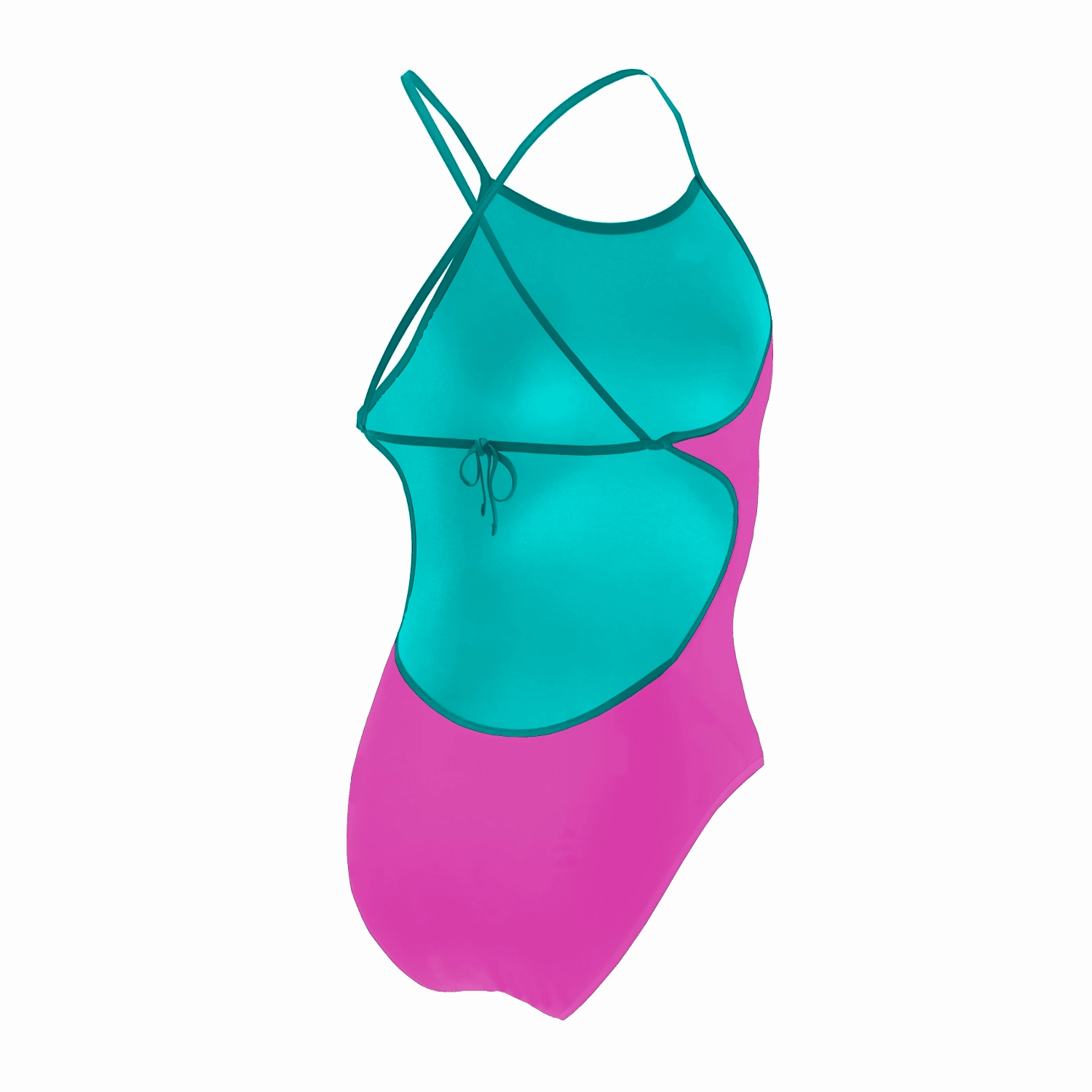 Jowe Women's Tie-Back Swimsuit - Game Pink / Calm