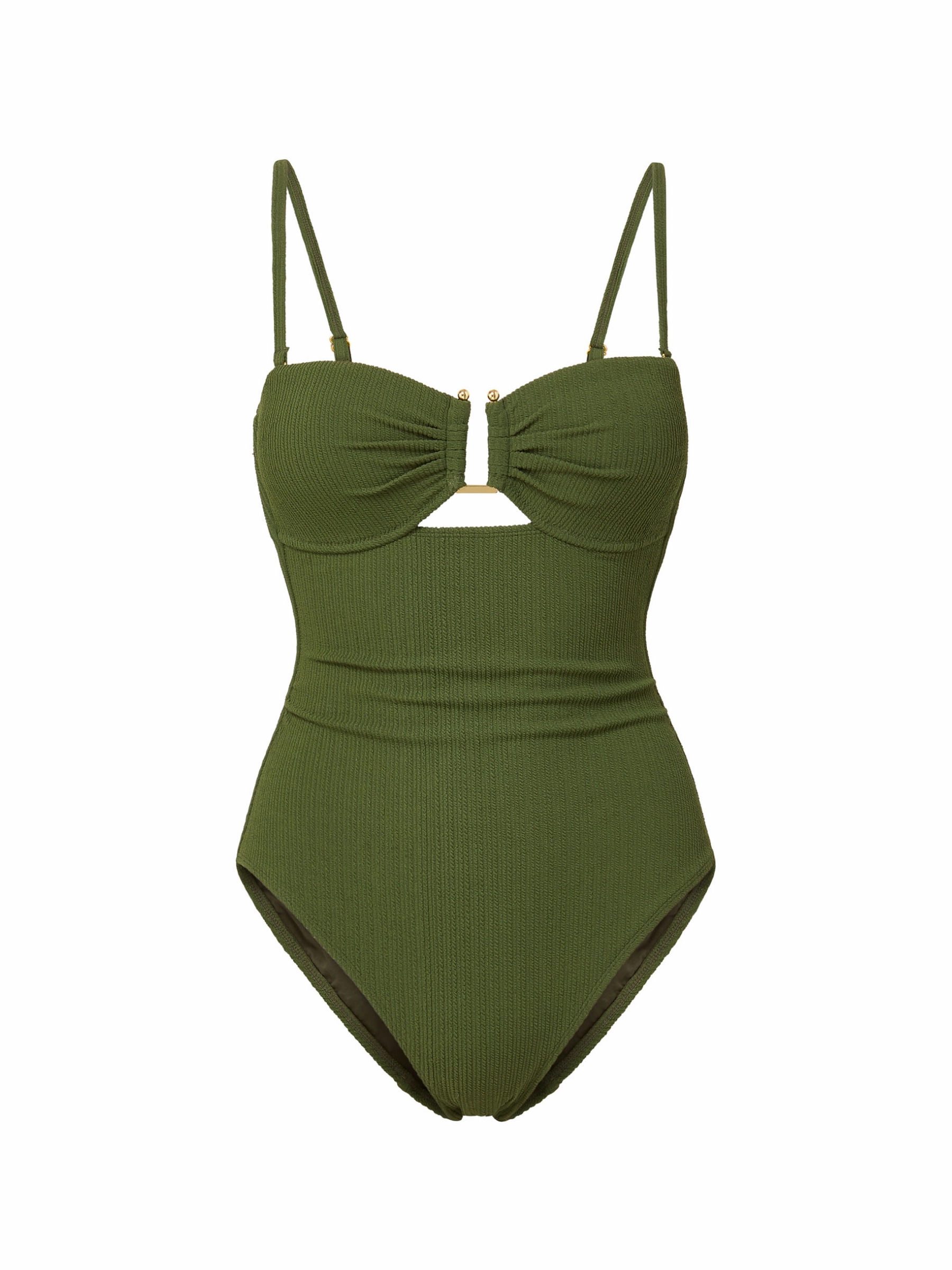 Juliette One Piece In Olive Texture high waist swimwear women, swimsuit for women beachwear