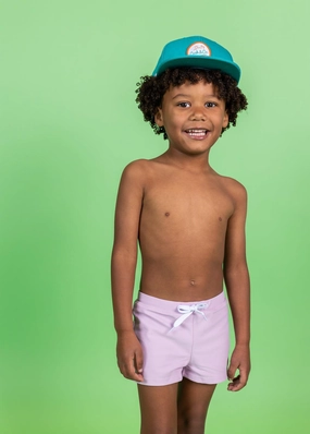 Just Lilac | Mini Euro Shorts boys summer swimwear, boys rash guard swim sets