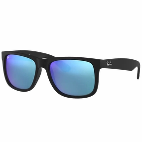 Justin - M Low Bridge Rubber Black/Blue Flash Flash Discount Today Shop Smart Deals