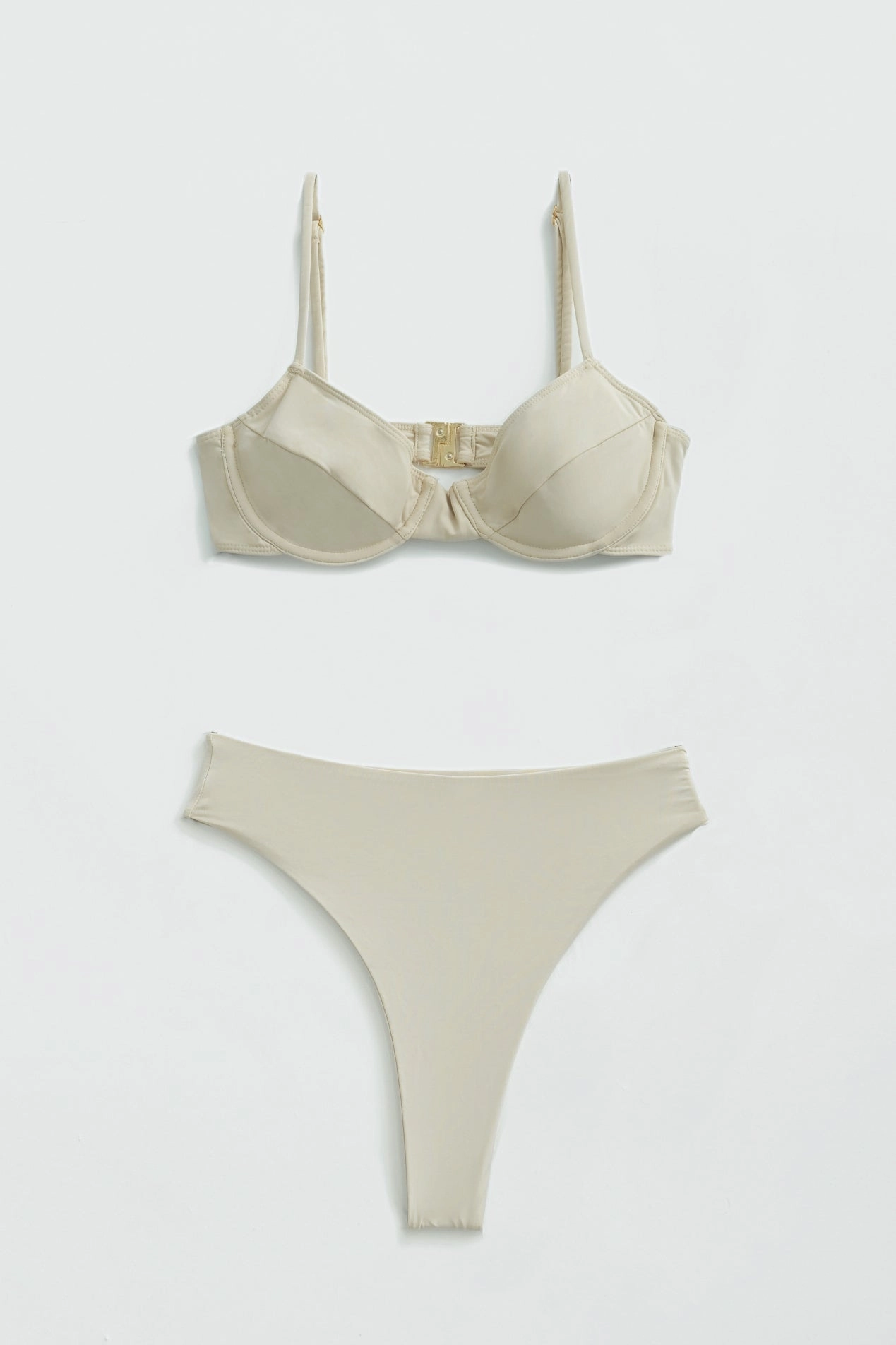 Kai High Waist Bottom - Coconut