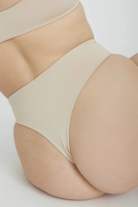 Kai High Waist Bottom - Coconut soft fabric swimwear women, resort swimwear for ladies