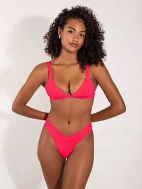 kameron top diva pink quick-dry swimsuits for women, fashionable womens beachwear