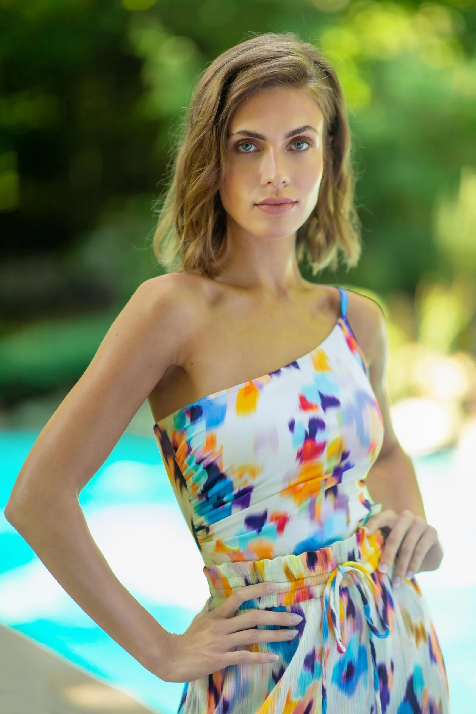 Kara One Piece Floral Ikat