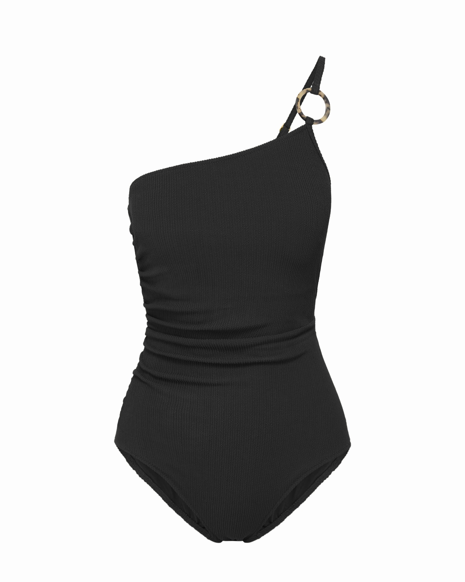 Kara One Piece In Black Texture fashionable beach swimwear, modern womens bikinis