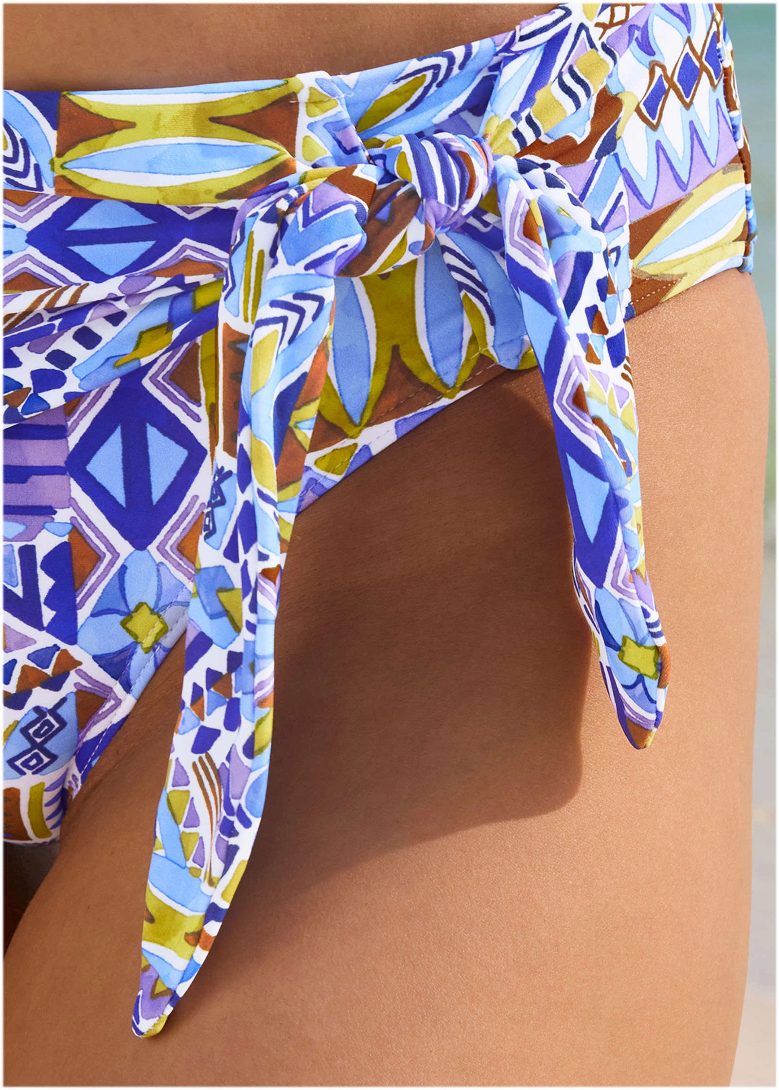 Kauai Moderate Bottom - Aztec Patchwork