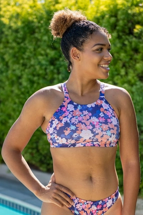 Kaylee Bikini Top - Secret Garden all purpose swimwear, comfortable swimwear for everyone