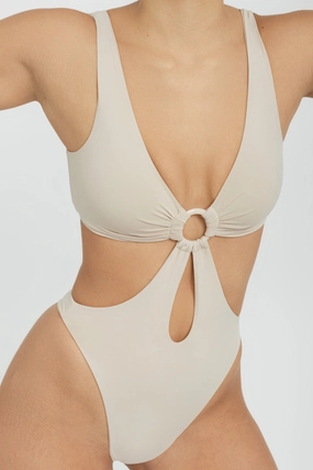 Kenya One Piece - Coconut soft fabric swimwear women, resort swimwear for ladies