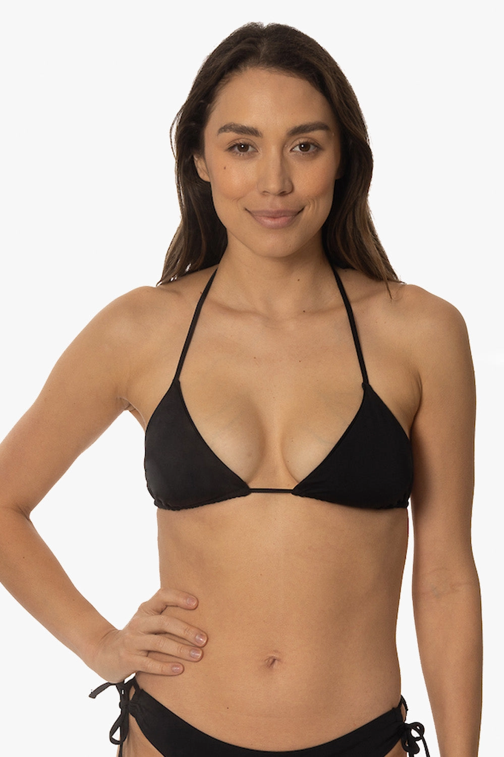 Kewalos Bikini Top - Black inclusive swimwear styles, all season swimwear options