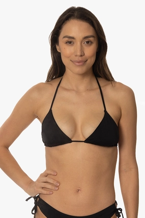 Kewalos Bikini Top - Black inclusive swimwear styles, all season swimwear options