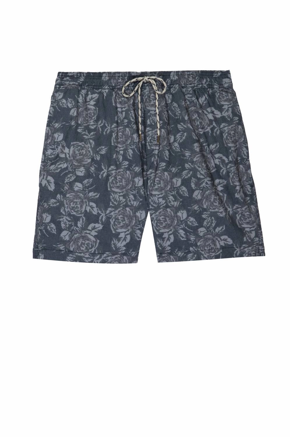 Kian Swim Short In Charcoal Rose