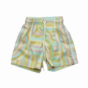 Kiddy Flowers Boys Striped Trunks boys swimwear sets, boys swim trunks