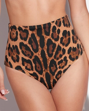 Kini Bottom - Symmetric Leopard shaping swimwear for women, tummy control sculpting swimsuits