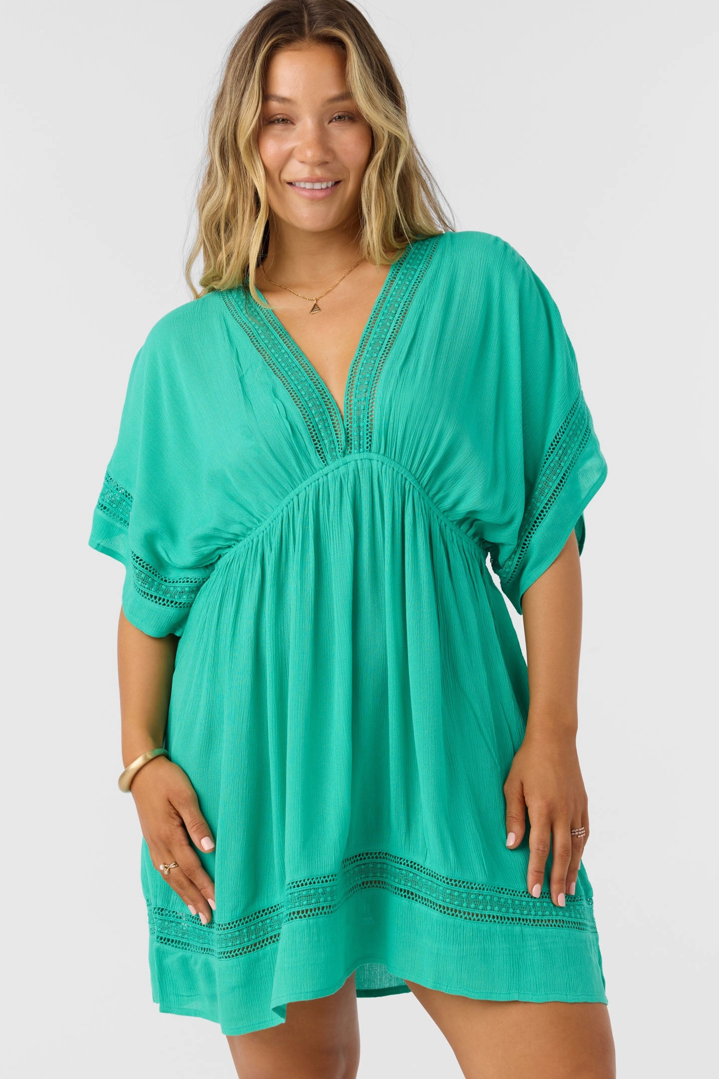 KLEO WOVEN COVER-UP DRESS classic women's swimwear, everyday swimwear for ladies