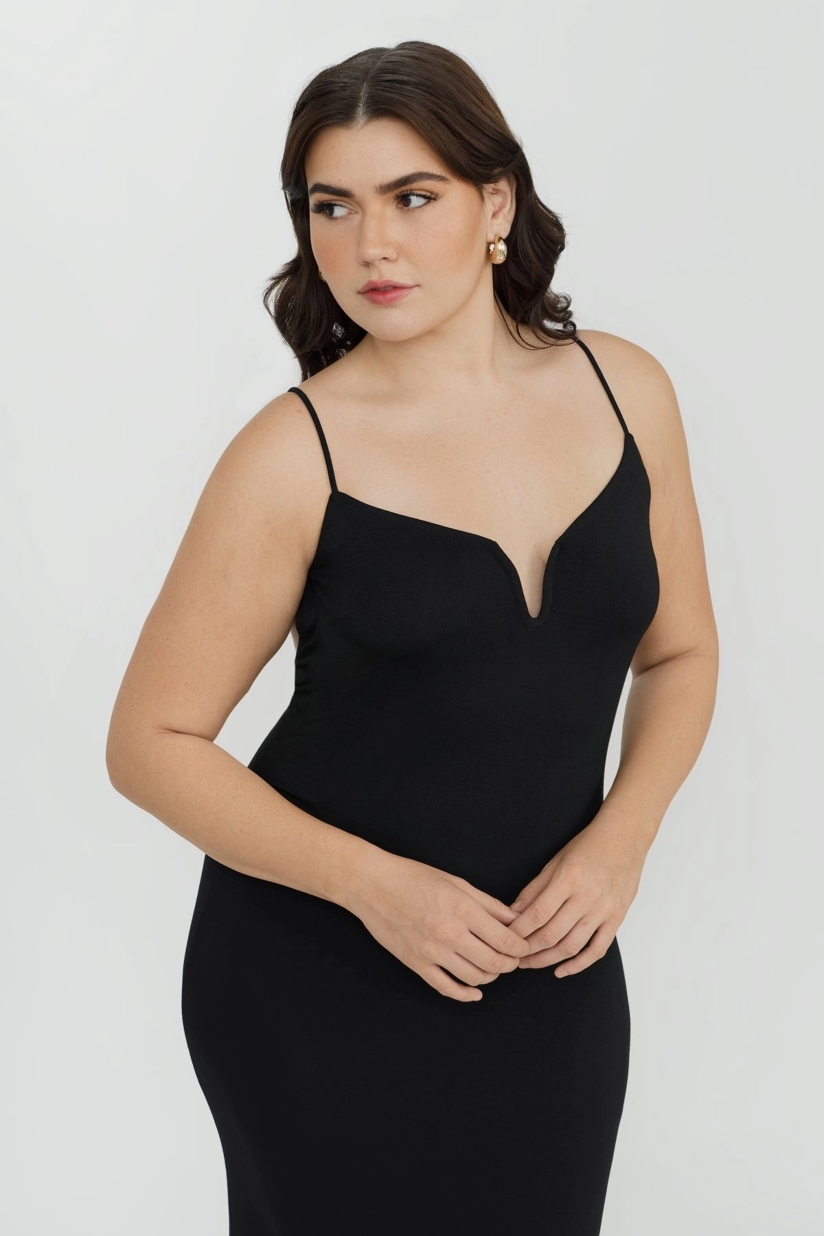 Koa Maxi Dress - Black soft fabric swimwear women, resort swimwear for ladies