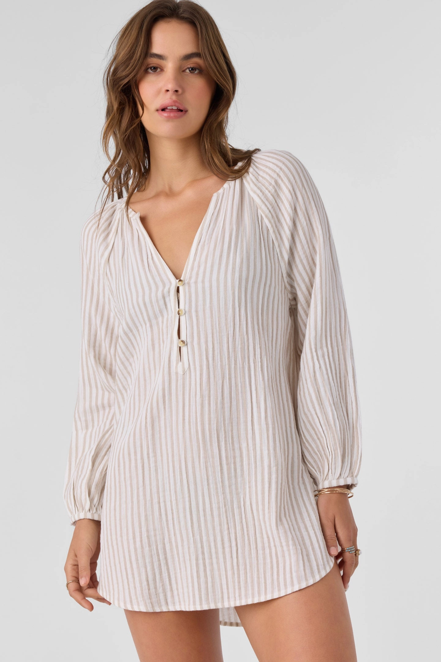 KRYSTEN TUNIC STRIPE DRESS classic women's swimwear, everyday swimwear for ladies