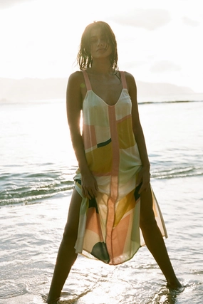 KYLE MIDI COVER-UP DRESS classic women's swimwear, everyday swimwear for ladies