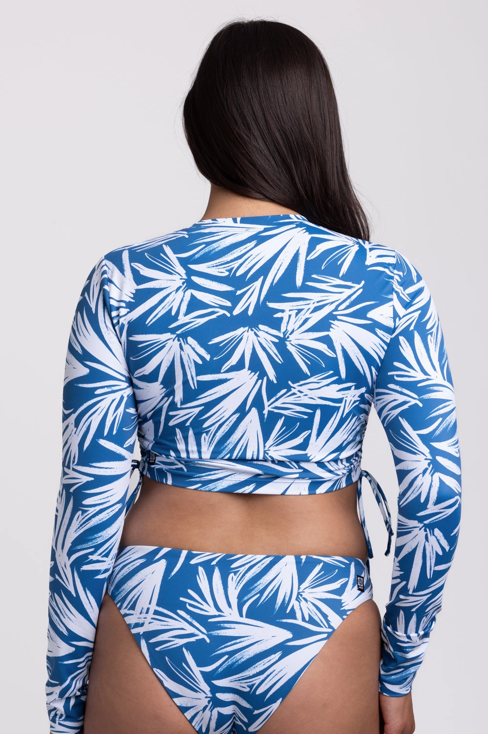 Kylie Long Sleeve Crop Rashie - Retrobana