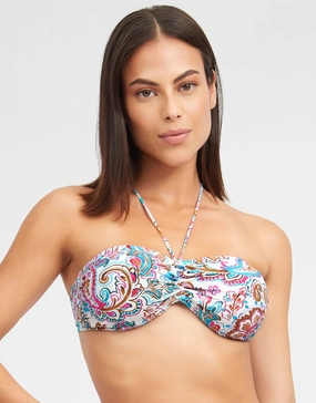 Laia Bandeau Bikini Top full coverage swim tops, cute bikini tops