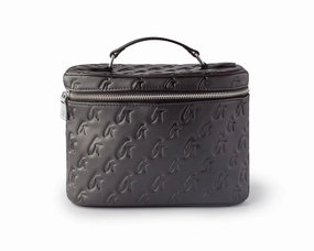 Travel Purse Large Monogram Toiletry Bag - Black Pink