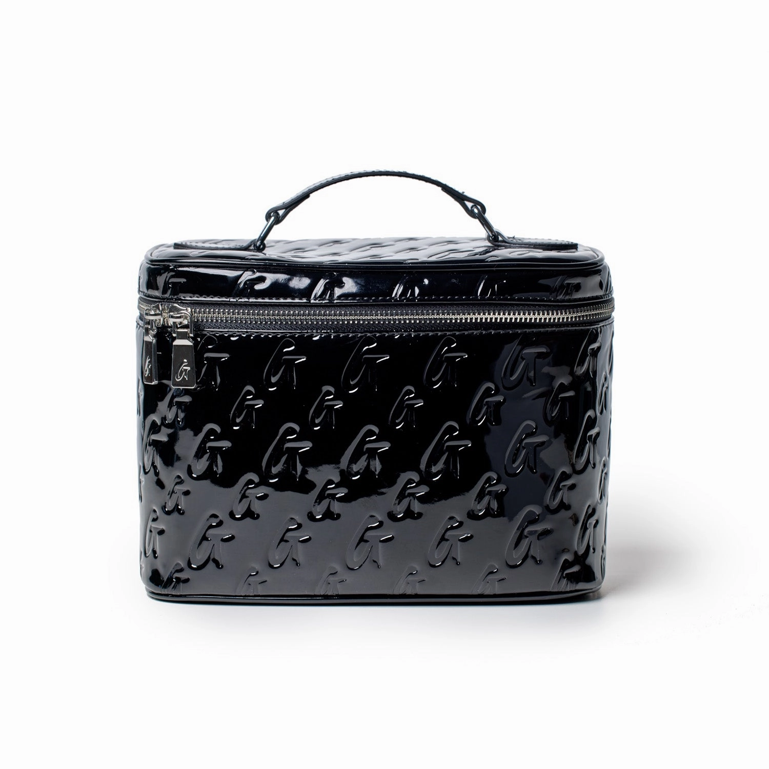 Travel Sling Folding Travel Bag Large Monogram Toiletry Bag - Mirror Black