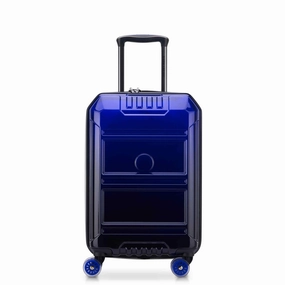Delsey Rempart Translucent Carry-On Expandable Spinner Luggage Protector Sleeve Luggage Organizer Bag