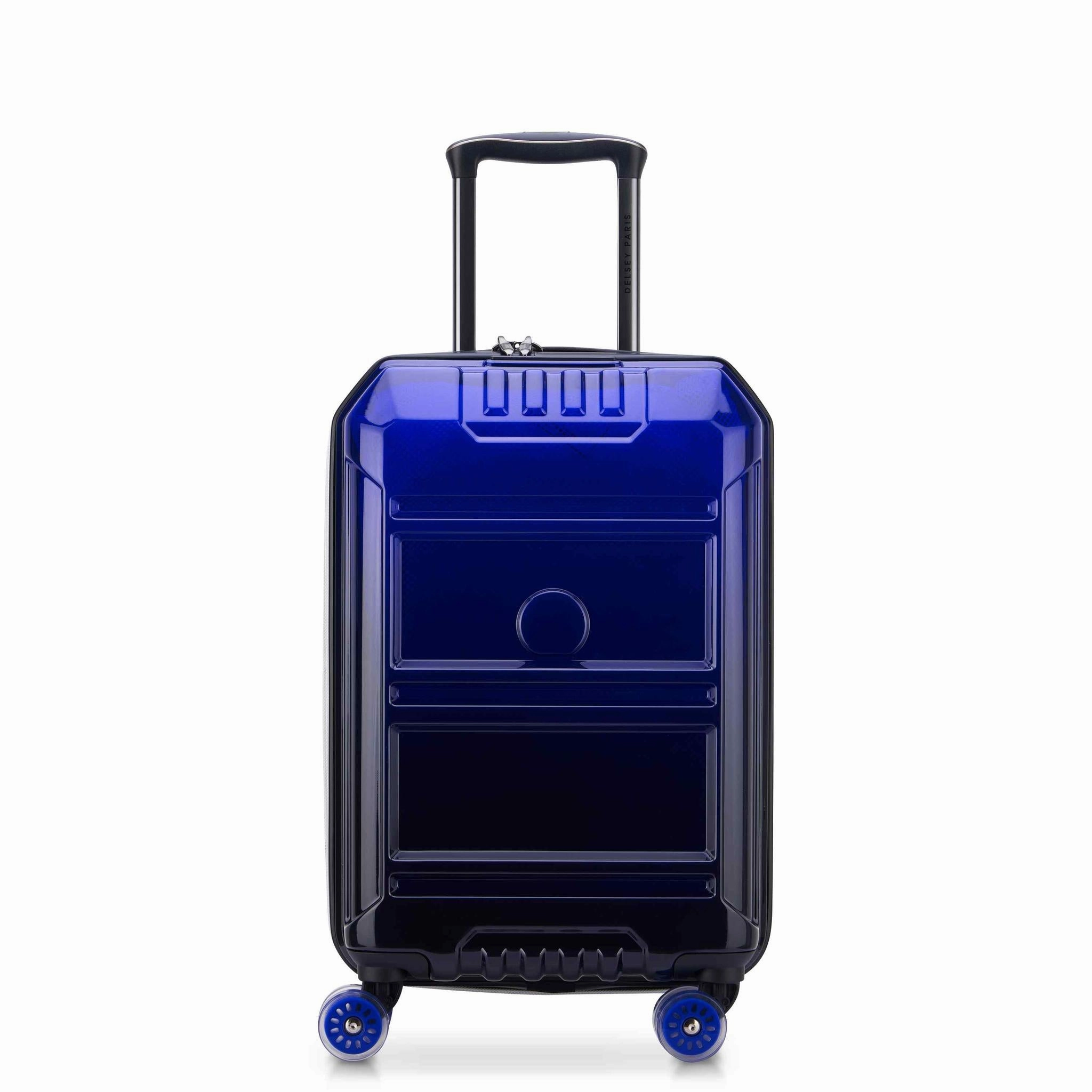 Delsey Rempart Translucent Carry-On Expandable Spinner Portable Luggage