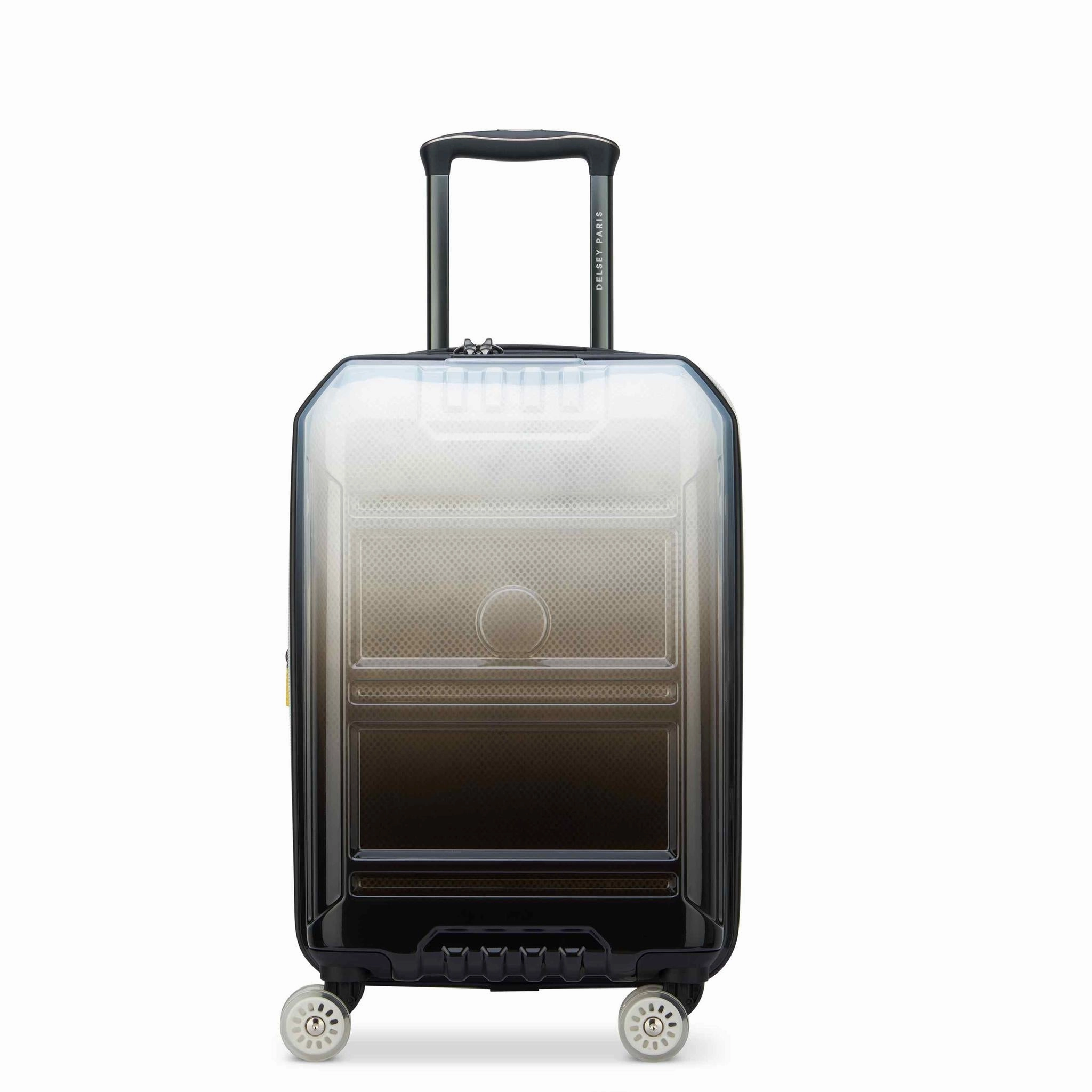 Smart Luggage Rolling Duffel Delsey Rempart Translucent Carry-On Expandable Spinner