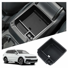 For Vw Tiguan 2 Mk2 Centre Console Organizer Tray 2017  Today Only Special Trending Hot Picks