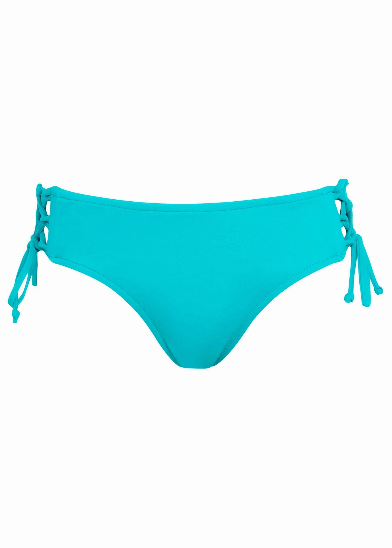 Lattice Side Bikini Bottom - Aqua Reef